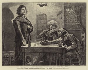 Drieënnegentig, Danton, Robespierre en Marat in de wijnwinkel