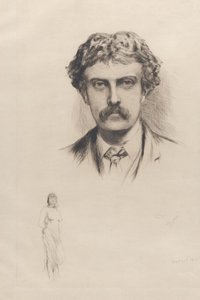 Portret van Cecil Lawson, 1882 door Hubert von Herkomer