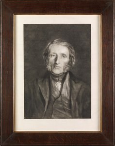 Portret van Ruskin door Hubert von Herkomer