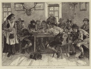 Schetsen in de Beierse Alpen, I, een Wirthshaus