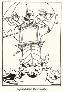 Op en neer de Atlantische Oceaan door Hugh Chesterman