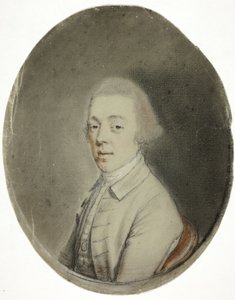 Portret van een Man door Hugh Douglas Hamilton