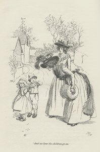 En zie hoe de kinderen doorgaan door Hugh Thomson