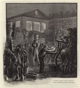 Covent Garden - vroege ochtend door Hugh Thomson