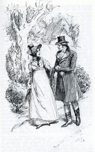Emma en Mr Knightley (illustratie)