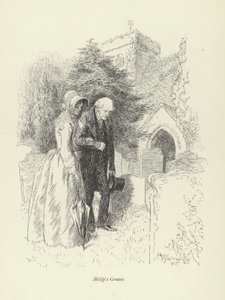 Illustratie voor Amos Barton door Hugh Thomson