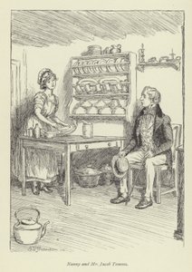 Illustratie voor Amos Barton door Hugh Thomson