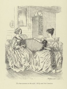 Illustratie voor Amos Barton door Hugh Thomson