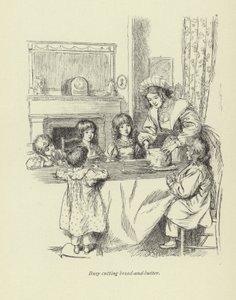 Illustratie voor Amos Barton door Hugh Thomson