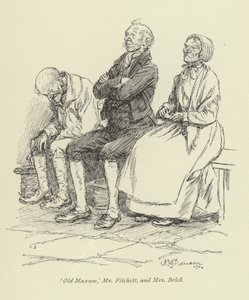 Illustratie voor Amos Barton door Hugh Thomson
