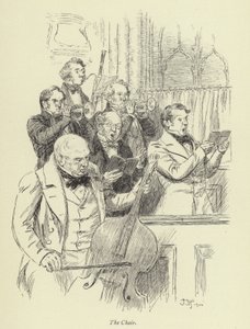 Illustratie voor Amos Barton door Hugh Thomson