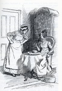 Illustratie voor "Emma" door Jane Austen