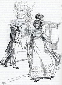 Illustratie voor "Emma" door Jane Austen door Hugh Thomson