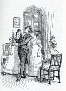 Illustratie voor "Emma" door Jane Austen (illustratie) door Hugh Thomson