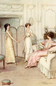 Illustratie voor J M Barries The Admirable Crichton door Hugh Thomson