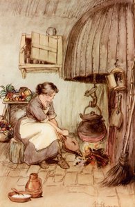 Illustratie voor J M Barries The Admirable Crichton door Hugh Thomson