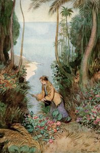 Illustratie voor J M Barries The Admirable Crichton door Hugh Thomson