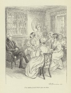 Illustratie voor Janets Berouw door Hugh Thomson
