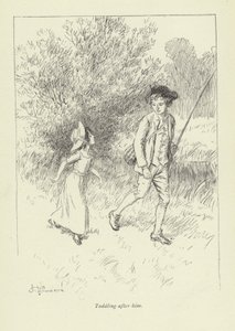 Illustratie voor Mr Gilfils Liefdesverhaal door Hugh Thomson