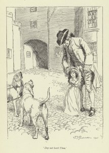 Illustratie voor Mr Gilfils Liefdesverhaal door Hugh Thomson