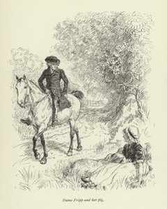 Illustratie voor Mr Gilfils Liefdesverhaal door Hugh Thomson