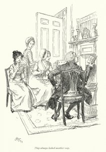 Illustratie voor Northanger Abbey door Jane Austen