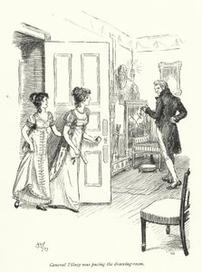 Illustratie voor Northanger Abbey door Jane Austen