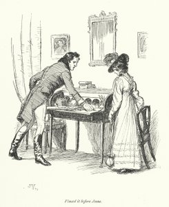 Illustratie voor Persuasion door Jane Austen (litho)