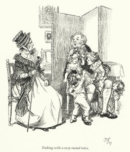 Illustratie voor Persuasion door Jane Austen (litho) door Hugh Thomson