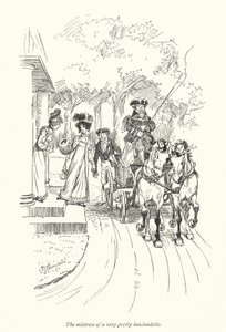 Illustratie voor Persuasion door Jane Austen door Hugh Thomson