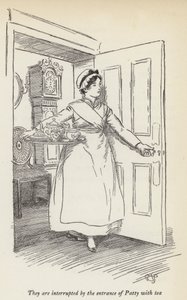 Illustratie voor Quality Street door Hugh Thomson