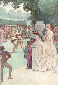 Illustratie voor Shakespeares Zoals het u bevalt