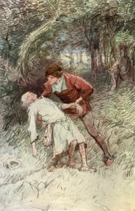Illustratie voor Shakespeares Zoals het u bevalt door Hugh Thomson