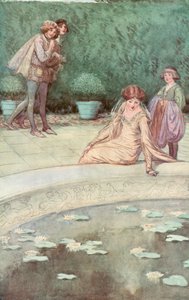 Illustratie voor Shakespeares Zoals het u bevalt door Hugh Thomson