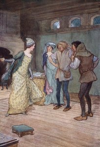 Illustratie voor The Merry Wives of Windsor door Hugh Thomson