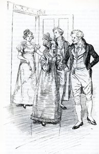 Het bal in de herberg van de Kroon (illustratie)
