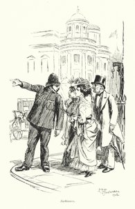 Londen: Toeristen door Hugh Thomson