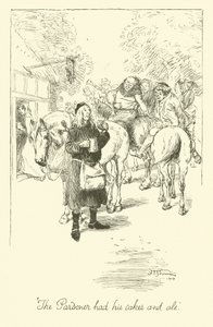De aflaatverkoper (litho) door Hugh Thomson