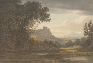 Kasteel in een landschap