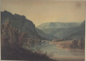 Uitzicht op Braemar, Noordelijke Hooglanden door Hugh William Williams