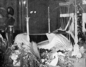 Koningin Victoria opgebaard in Osborne House