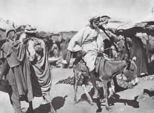 Afrika: Fruitmarkt in Omdurman door Hugo Adolf Bernatzik