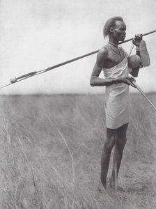 Afrika: Reizende Dinka-krijger