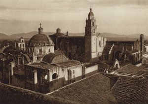 Mexico: Cuernavaca (zwart-wit foto) door Hugo Brehme