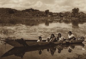 Mexico: Laguna de Patzcuaro (z/w foto)