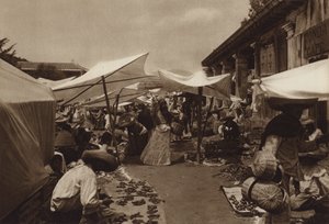 Mexico: Markt in Amecameca (z/w foto)