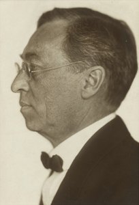 Portret van de kunstenaar Wassily Kandinsky 1866-1944, 1925 door Hugo Erfurth