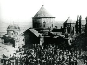 Bedevaart in het Tomarza klooster, ten zuidoosten van Kayseri door Hugo Grothe