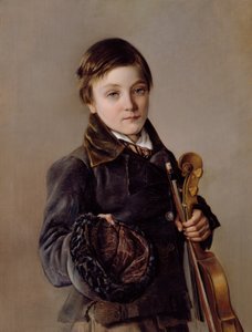 De kleine muzikant door Hugo Markl