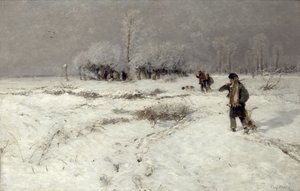 Jacht in de Sneeuw